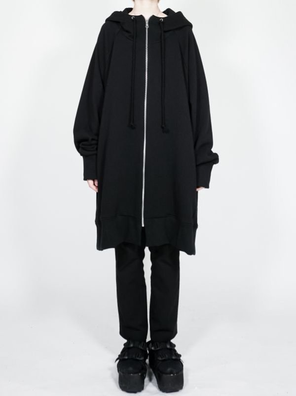 画像3: SpotLight/ハイネックラグランスリーブロングジップパーカー