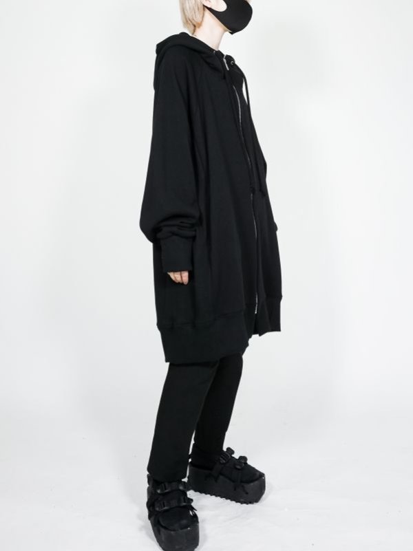 画像5: SpotLight/ハイネックラグランスリーブロングジップパーカー