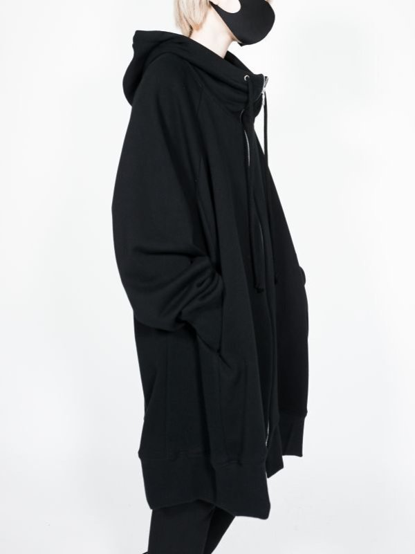 画像9: SpotLight/ハイネックラグランスリーブロングジップパーカー