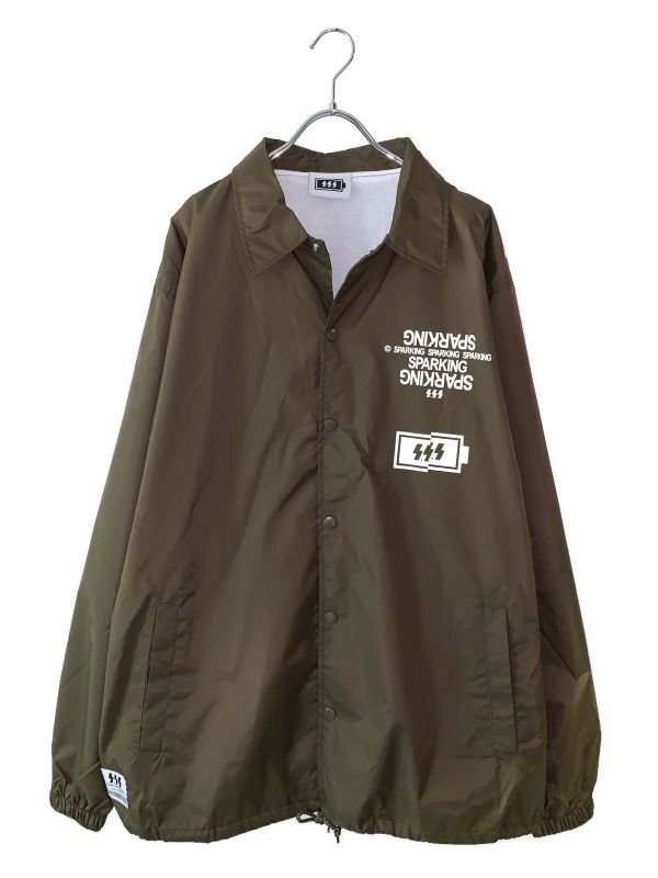 画像1: SPARKING SPARKING SPARKING / COACH JACKET(BROWN)