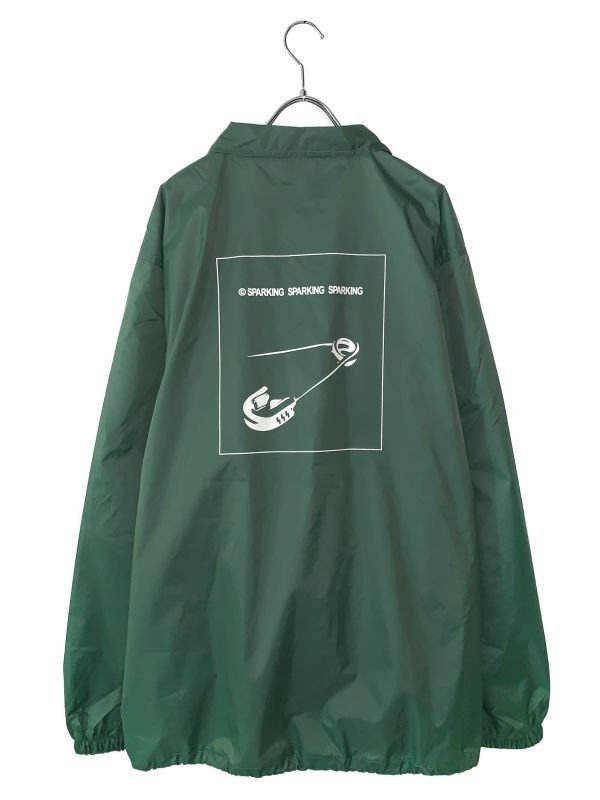 画像2: SPARKING SPARKING SPARKING / COACH JACKET(GREEN)