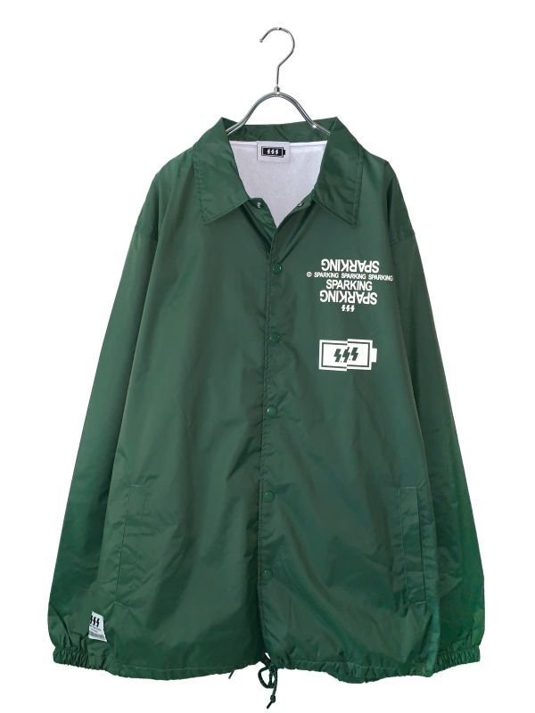 画像1: SPARKING SPARKING SPARKING / COACH JACKET(GREEN)