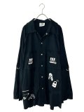 SPARKIGNS SPARKING SPARKING / BLACK PATCHWORK BIG-SHIRT