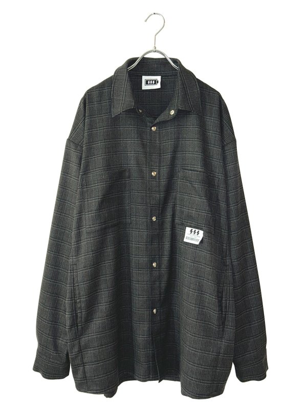 画像1: SPARKING SPARKING SPARKING / ”SAFETY PIN”CHECKED SHIRT