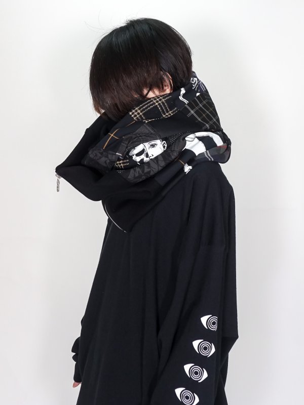 画像4: M:E/再構築パッチワークスヌード