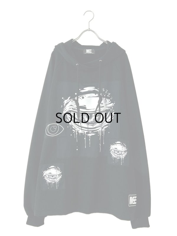 画像1: M:E/ラグランスリーブプルオーバーパーカー