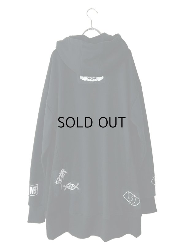 画像2: M:E/サイドリブBIGプルオーバーパーカー