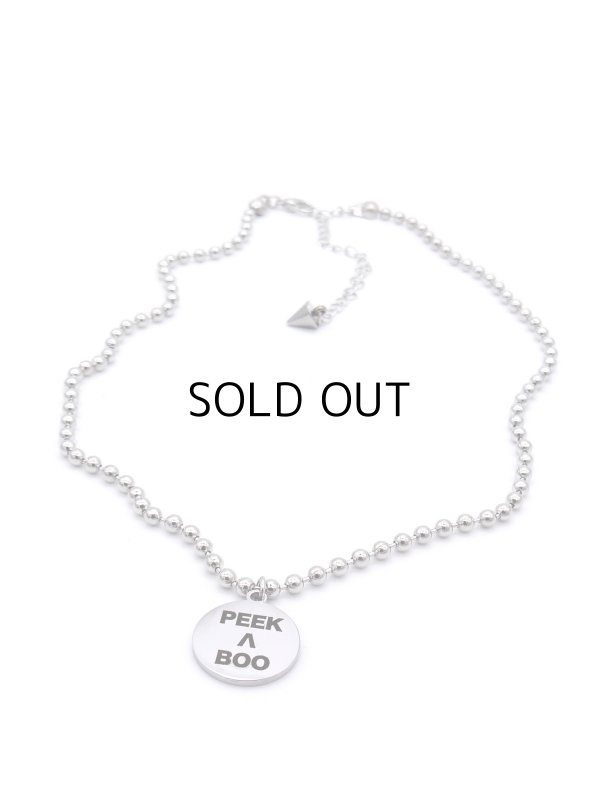 画像2: PEEK_A_BOO / necklace -big plate-