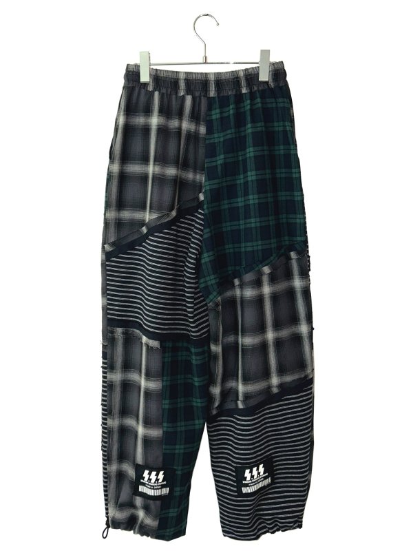 画像2: SPARKING SPARKING SPARKING/PATCHWORK LONG PANTS