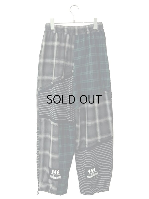 画像2: SPARKING SPARKING SPARKING/PATCHWORK LONG PANTS