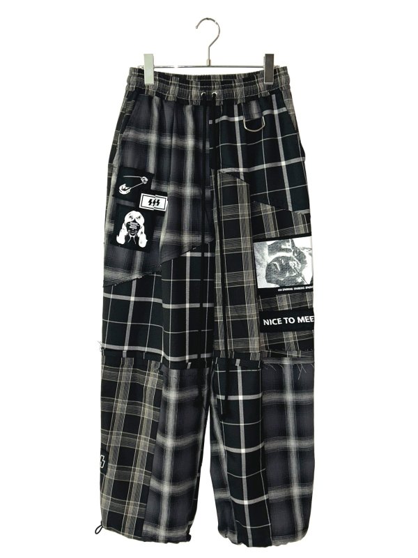 画像1: SPARKING SPARKING SPARKING/PATCHWORK LONG PANTS