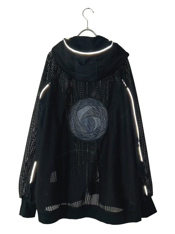 画像2: カクレミ/Mesh-zip up Hoodie