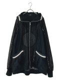 カクレミ/Mesh-zip up Hoodie