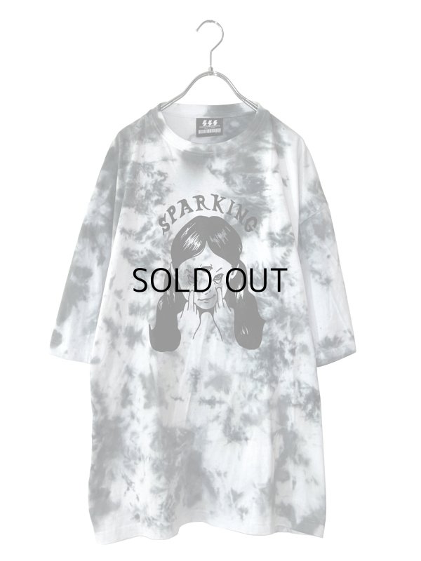画像1: SPARKING SPARKING SPARKING / "mia" TIE-DYE BIG-T