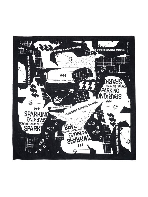 画像1: SPARKING SPARKING SPARKING/"COLLAGE" BANDANA