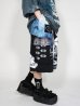 画像5: M:E/ツギハギワイドハーフカーゴパンツ