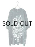 M:E/ブリーチ+染め加工BIG-Tシャツ