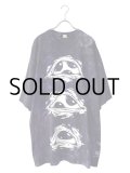M:E/ブリーチ+染め加工BIG-Tシャツ