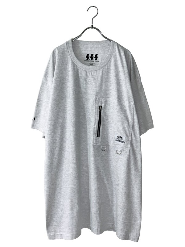 画像1: SPARKING SPARKING SPARKING / FASTENER POCKET  OVER SIZE-T
