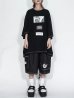 画像7: SPARKING SPARKING SPARKING/PATCHWORK DENIM HALF CARGO PANTS