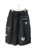 SPARKING SPARKING SPARKING/PATCHWORK DENIM HALF CARGO PANTS
