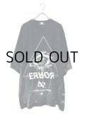 M:E/ブリーチ+染め加工BIG-Tシャツ