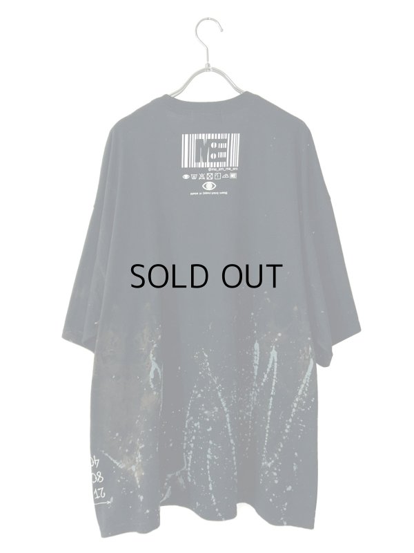 画像2: M:E/ブリーチ+染め加工BIG-Tシャツ