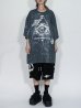 画像3: M:E/ブリーチ+染め加工BIG-Tシャツ
