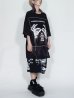 画像5: M:E/ブリーチ+染め加工BIG-Tシャツ