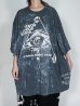 画像7: M:E/ブリーチ+染め加工BIG-Tシャツ