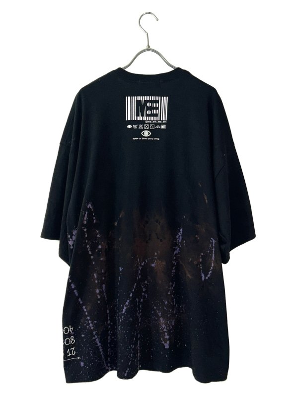 画像2: M:E/ブリーチ+染め加工BIG-Tシャツ