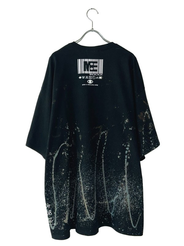 画像2: M:E/ブリーチ+染め加工BIG-Tシャツ