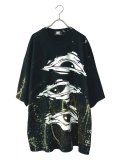 M:E/ブリーチ+染め加工BIG-Tシャツ