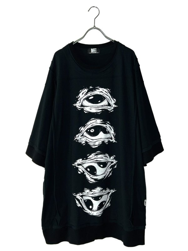 画像1: M:E / 再構築レイヤードBIG-Tシャツ