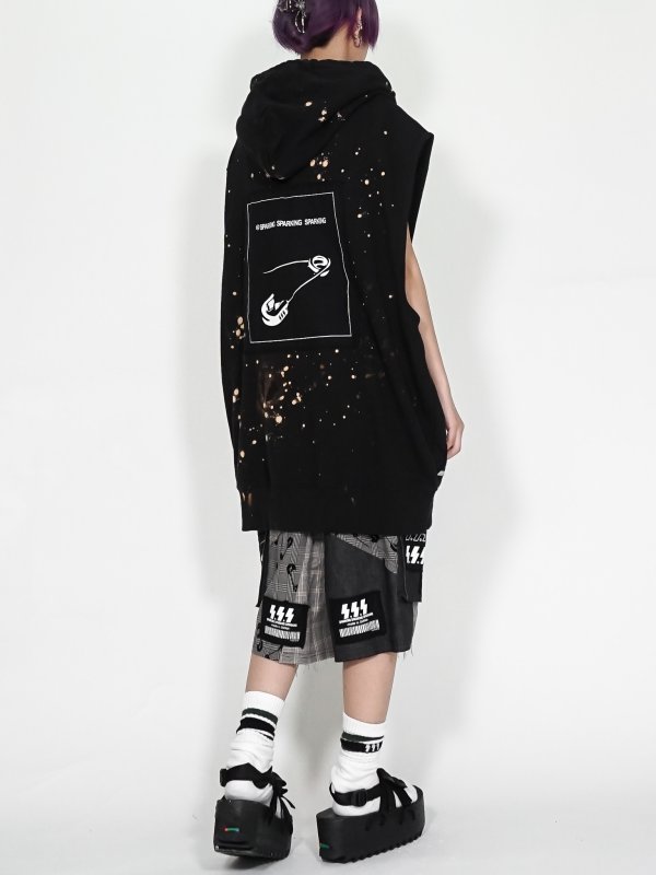 画像6: SPARKING SPARKING SPARKING / ノースリーブジップパーカー