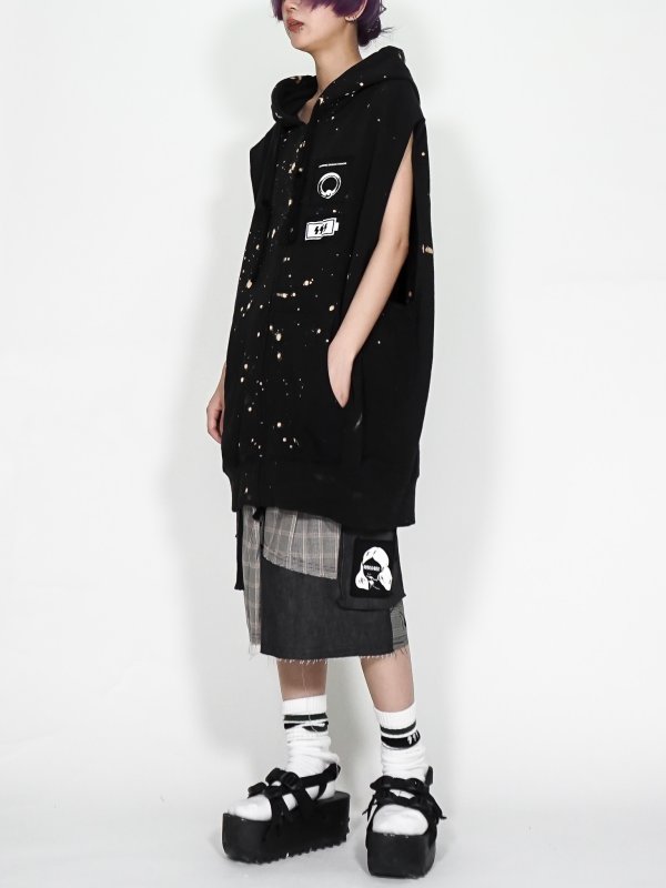 画像4: SPARKING SPARKING SPARKING / ノースリーブジップパーカー