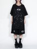 画像3: M:E/ブリーチ+染め加工"GURUGURU"刺繍オーバーサイズTシャツ
