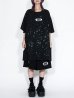 画像3: M:E/ブリーチ+染め加工"GURUGURU"刺繍オーバーサイズTシャツ