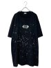 画像1: M:E/ブリーチ+染め加工"GURUGURU"刺繍オーバーサイズTシャツ (1)
