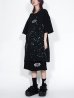 画像4: M:E/ブリーチ+染め加工"GURUGURU"刺繍オーバーサイズTシャツ