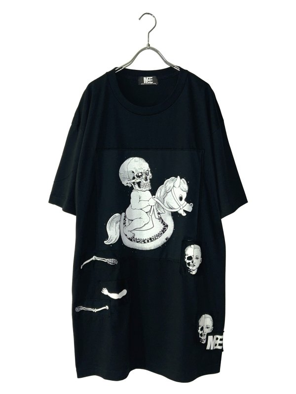 画像1: M:E/パッチカスタムBIG-Tシャツ