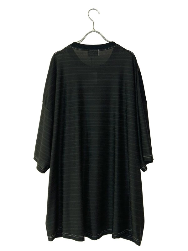 画像2: カクレミ/Hole-T-shirts (black/grey)
