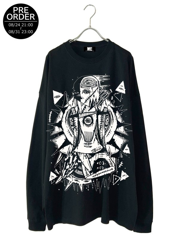 画像1: M:E×キョウグ / ワイドロングスリーブTシャツ#3