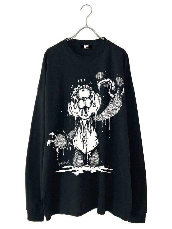 画像2: M:E×KAGEMARU DESIGNS / ワイドロングスリーブTシャツ#3