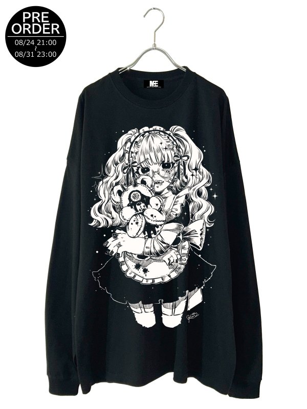 画像1: M:E×kuua / ワイドロングスリーブTシャツ#4 