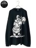 画像1: M:E×KAGEMARU DESIGNS / ワイドロングスリーブTシャツ#1 (1)
