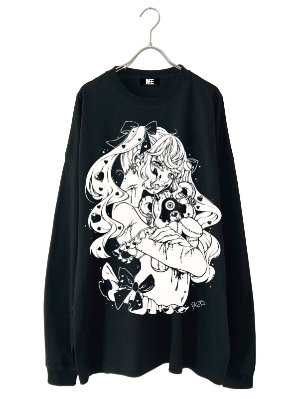画像2: M:E×kuua / ワイドロングスリーブTシャツ#1