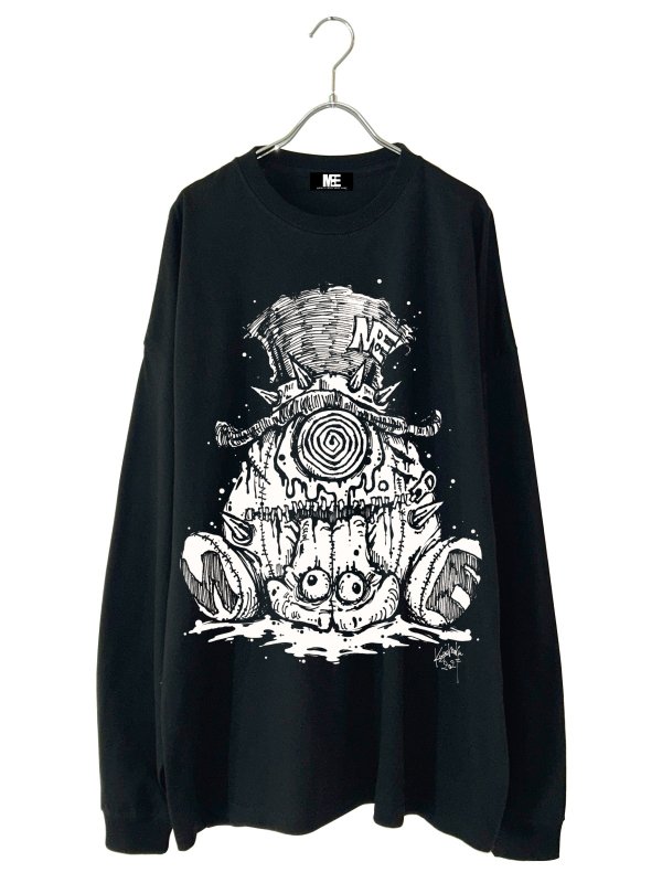 画像2: M:E×KAGEMARU DESIGNS / ワイドロングスリーブTシャツ#2