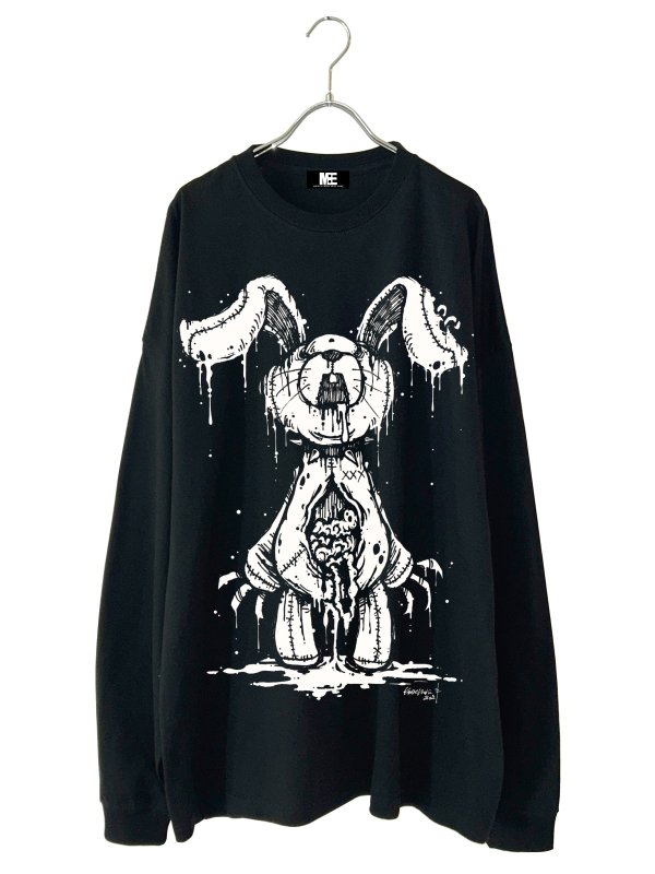 画像2: M:E×KAGEMARU DESIGNS / ワイドロングスリーブTシャツ#4