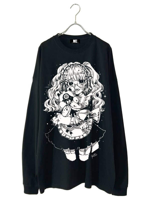 画像2: M:E×kuua / ワイドロングスリーブTシャツ#4 